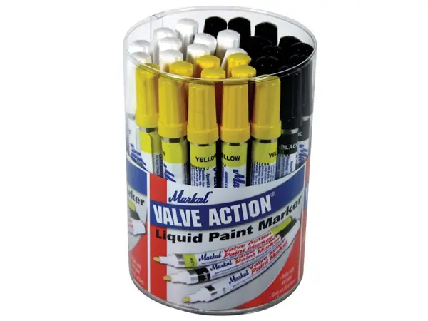 Markal Paint-Riter Valve Action Μαρκαδόροι Χρώματος, Μικτές Αποχρώσεις, Συσκευα
