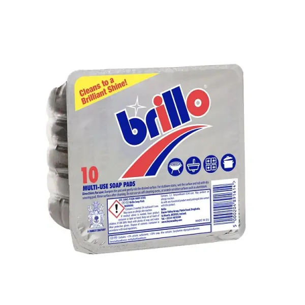 Brillo - Pad Sabun Siap Isian, Pek 10 Keping