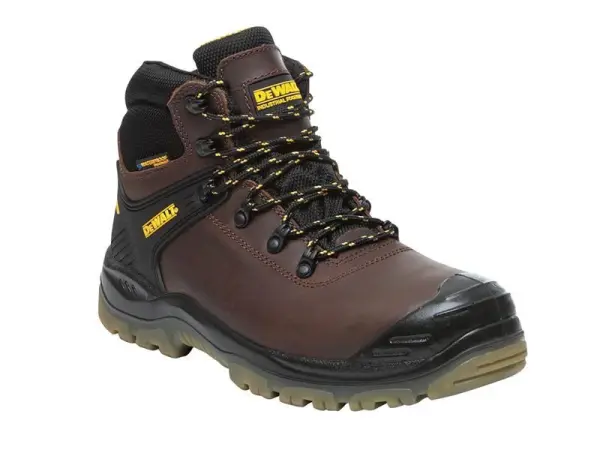 DeWALT Kasut Keselamatan Hiking Tahan Air Newark S3 - Coklat UK 9 EUR 43