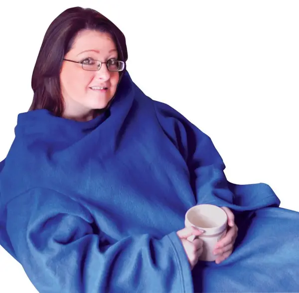 AIDAPT Sleeved Fleece Blanket - Blue