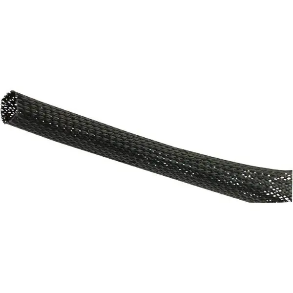 PRO POWER Expandable Braided Sleeving Black 24-38mm 25m Reel