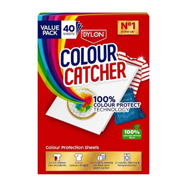 Dylon Colour Catcher Protection Sheets, 40 Pack