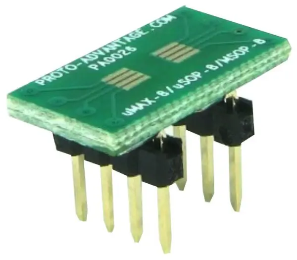 PROTO ADVANTAGE - Adapter MSOP8 zu DIP8, 0,65mm