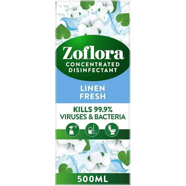 Zoflora Concentrate Linen Fresh Disinfectant 500ml