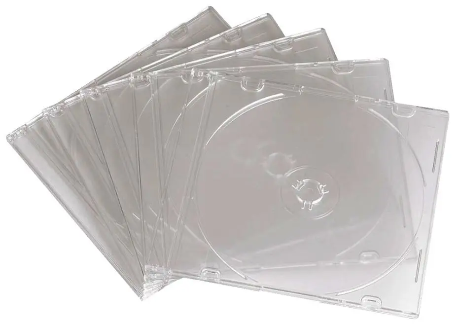 HAMA Capas Slim para CDs, Transparentes, Pack de 10