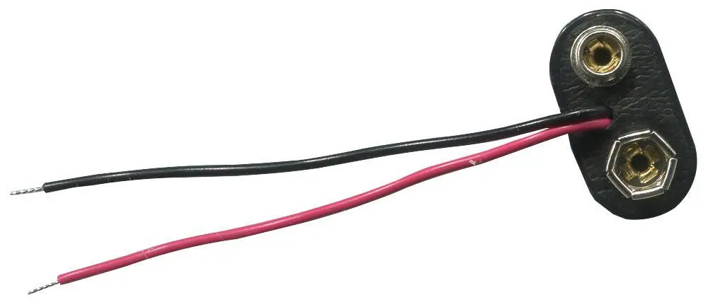 PRO POWER PP3 Battery Connector, Flexible Side Entry, 5 Pack