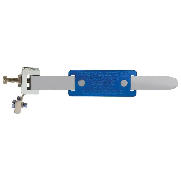 Q-CRIMP EC15 Stainless Steel Earth Bonding Clamp, Wet Conditions, Pack of 20