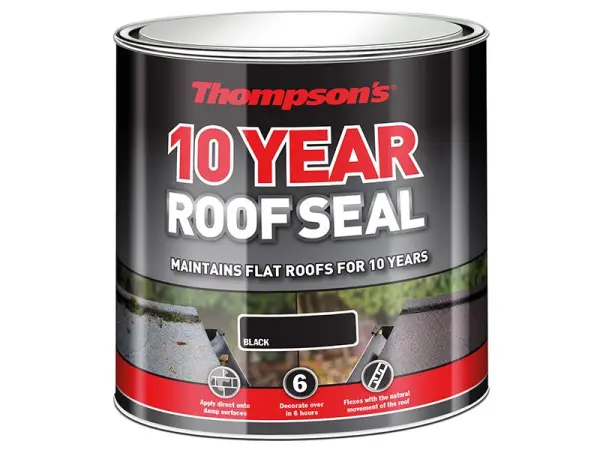 Ronseal Thompson's 10 Year Roof Seal Black, 4 Litre