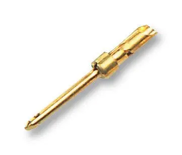AMP TE Connectivity Pájecí kolík, mosazný, pozlacený, 18AWG