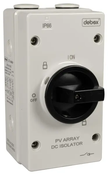 HYLEC 4 Pole DC Isolator Switch - 32A