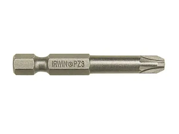 IRWIN Pozidriv Power Insert Bit PZ2, 70mm, S2 Steel (Pack of 1)