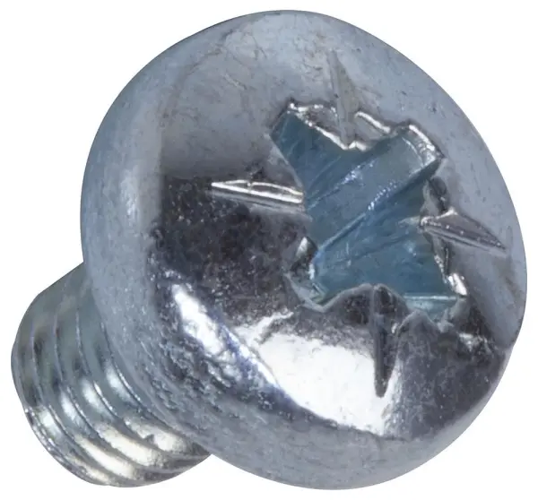 TR Fastenings M5 x 6mm Steel BZP Pan Head Pozidriv Screws, 100 Pack