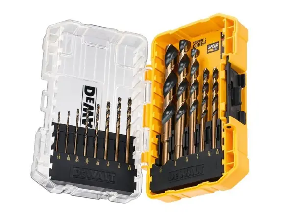 Dewalt DT70727 HSS Drill Bit Set, 14-Piece, Black & Gold