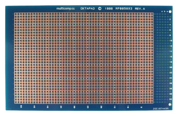 MULTICOMP PRO Oktapad 3U Δίπλευρο Stripboard, 100x160mm