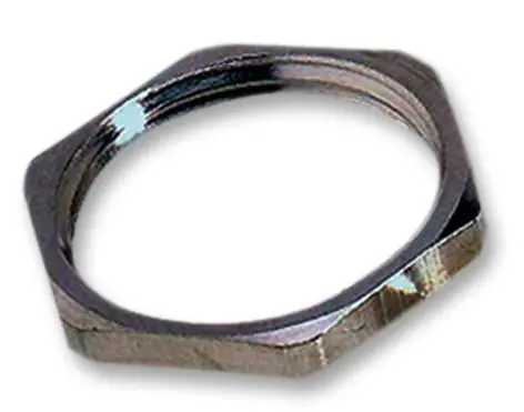 Lapp UK M63x1.5 Brass Locknut, Nickel Plated, 33mm