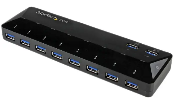 Startech 10-Port USB 3.0 Hub with Fast Charge & Sync Ports