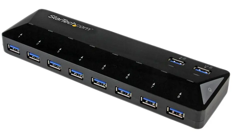 Startech 10-Port USB 3.0 Hub with Fast Charge & Sync Ports