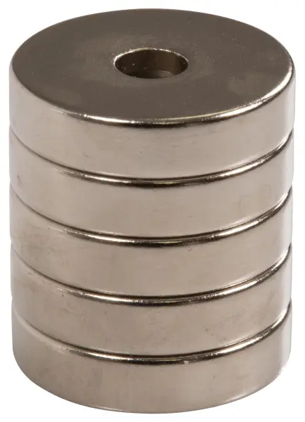ECLIPSE MAGNETICS Neodymium Ring Countersunk Magnets - M4