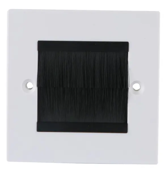 PRO SIGNAL 單位白色面版配黑色刷邊 - 整潔線材管理