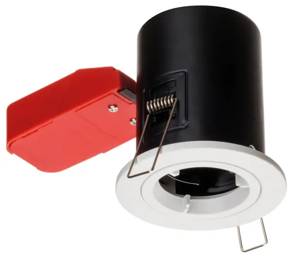 RED ARROW Fire Rated Fixed Downlight IP20 - White Red