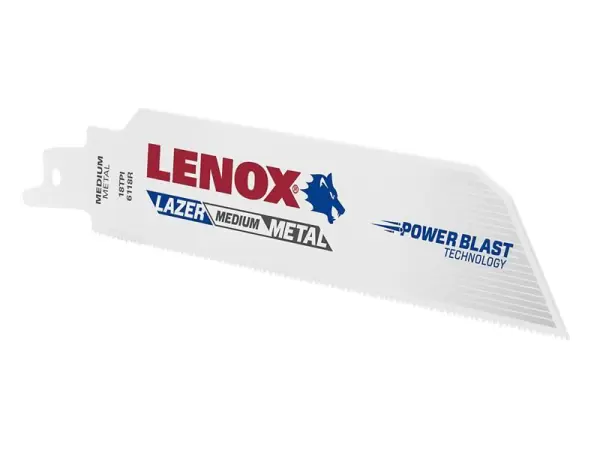 LENOX MetalWolf Reciprozaagblad met Wave Edge 152 x 25 x 1,1mm 18 TPI (Verpak)
