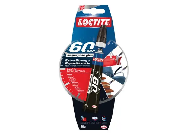 Loctite Greama Uilechuspóireach 60 Soicind, Feadán 20g