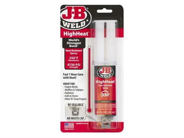 J-B Weld HighHeat™ エポキシパテ 25ml 260℃耐熱 シリンジタイプ