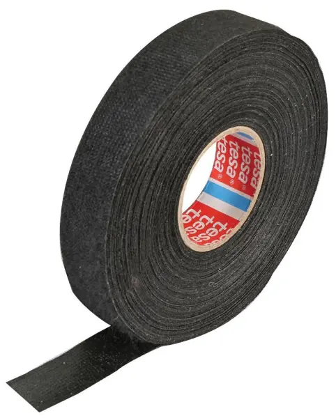 PRO POWER Fleece Harnessing Tape Black 19mm x 25m