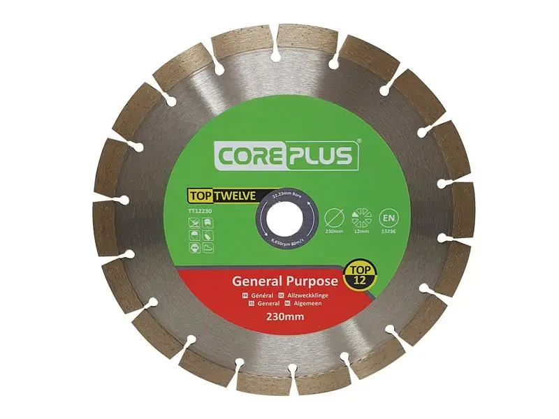 CorePlus Disco Diamante Multiusos Top Twelve 230mm