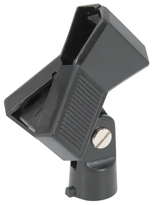 QTX SOUND Clip a Molla Regolabile per Microfono, per Mic fino a 30mm
