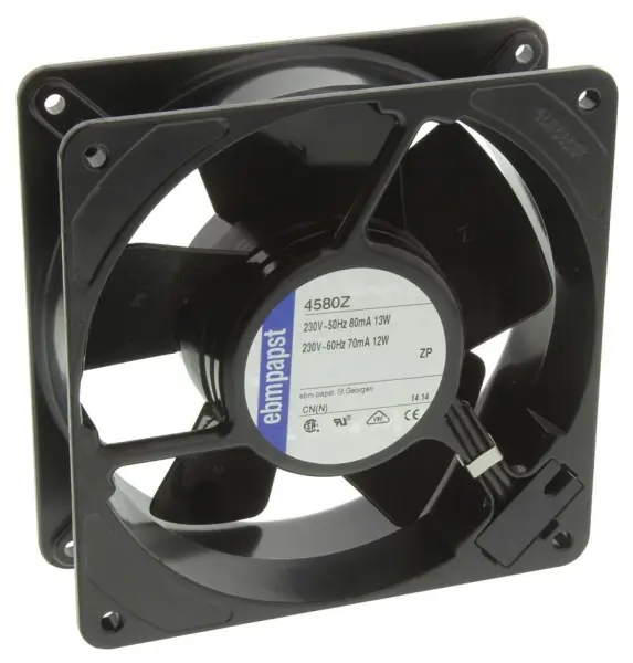EBM-PAPST 4000Z Terminal Sleeve Bearing Axial Fan, 119x119x38mm, 230V AC