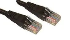 Pro Signal Cat6 UTP Ethernet Patchkabel, RJ45 Male naar Male, 1m Zwart