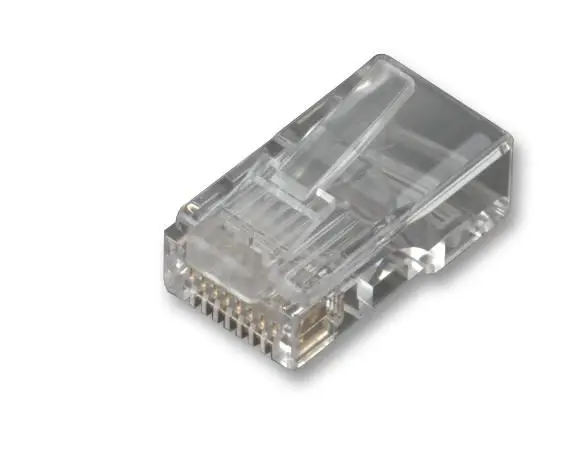 MH CONNECTORS Spinotto RJ45 Rotondo, 8P8C, Contatti Lega di Rame