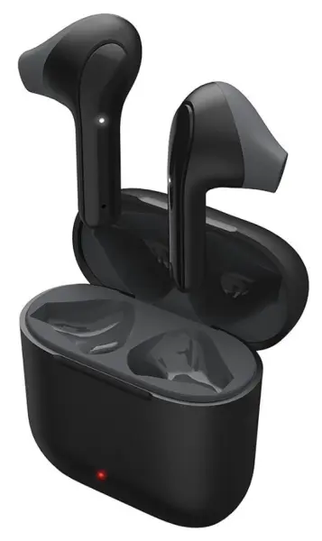 HAMA True Wireless Bluetooth Kopfhörer mit Ladecase, Schwarz