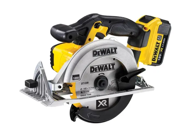 DeWALT DCS391M2 Premium XR 18V Cordless Circular Saw, 165mm, 2 x 4.0Ah Li-ion