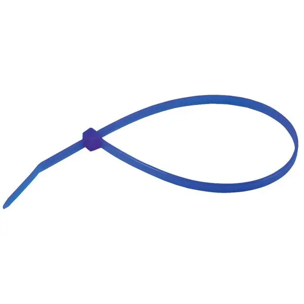 Concordia Technologies Fluorescent Nylon Cable Ties - Blue 200mm x 4.8mm