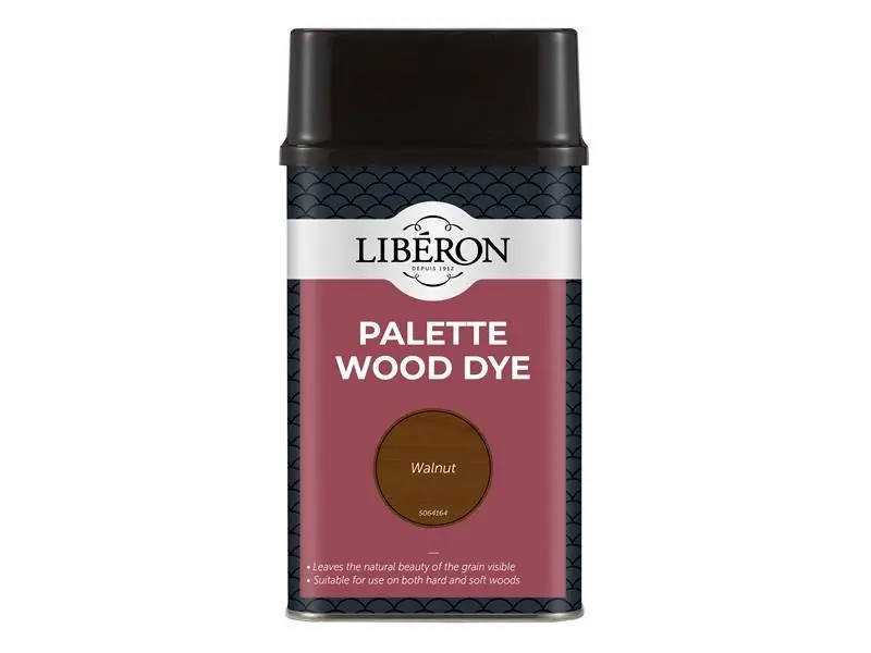 Liberon Palette Wood Dye - Walnut, Water-Based, 500ml