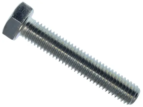 METALMATE High Tensile Set Screws, Zinc Plated - High Tensile Set Screw ZP M8 x 45mm (Box 50)