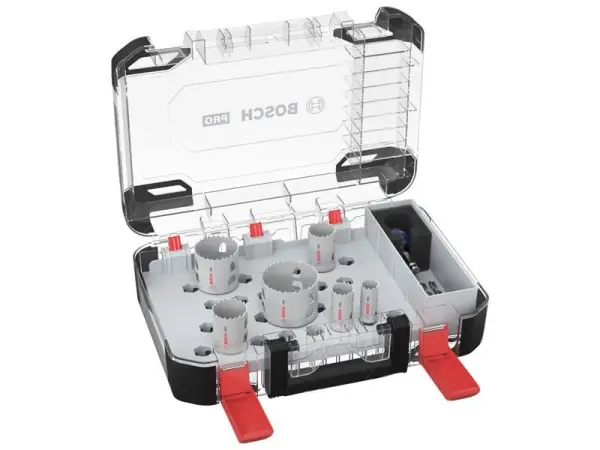 Bosch PRO Multi Material PC Plus Hole Saw Set, 9 Piece