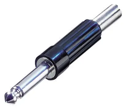 REAN 6.35毫米(1/4吋)單聲道2極插頭