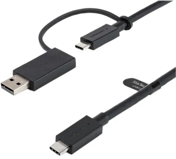 STARTECH USB-C to USB-C Cable with A Adaptor, 1m, 10Gb/s