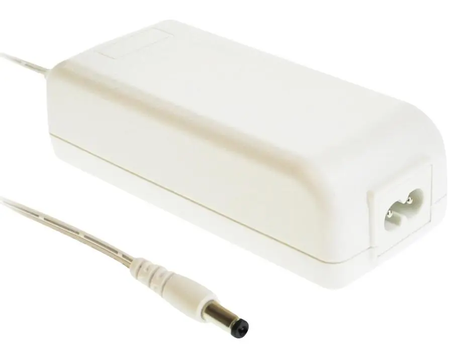 POWERPAX 12V 3.5A 42W デスクトップ電源アダプター ホワイト IEC C8接続