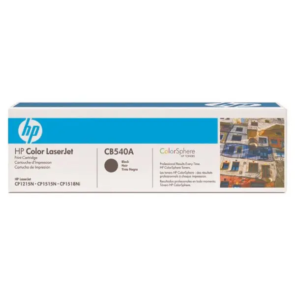 HP125A LaserJet Black Toner Cartridge, 2200 Pages