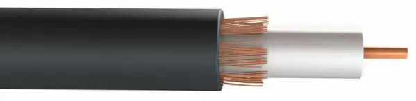 CONCORDIA כבל קואקסיאלי RG59U, 20 AWG, שחור, 100 מטר