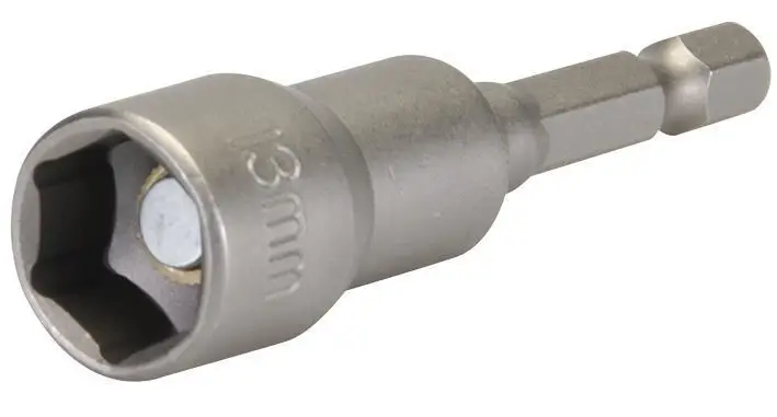 Silverline מברג אומים מגנטי 13 מ”מ, מפלדת כרום ונדיום