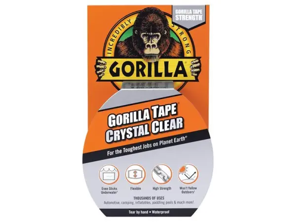Gorilla Glue - Gorilla Tape® 48毫米 x 8.2米 透明萬用膠帶