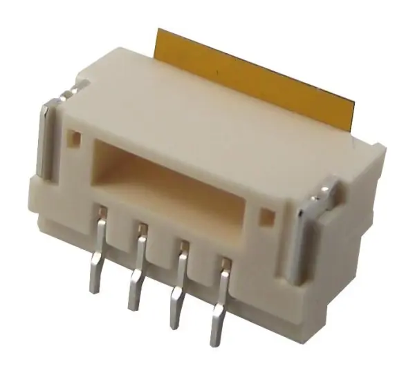 JST 1.25mm 4x4 Wire-to-Board Pin Header, SMT, Straight
