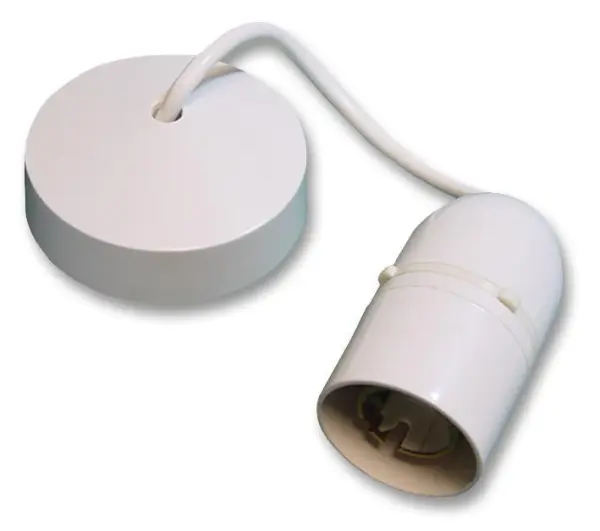 MK Juego de Portalámparas Colgante y Roseta de Techo de 9 Pulgadas