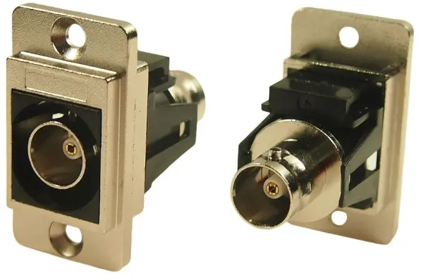 CLIFF - Διπλής Είσοδος Λεπτό BNC Ροδέλα Διέλευσης, 75 Ohm, Κιλικό Πλαίσιο