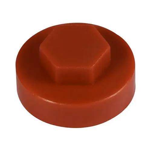 Timco Hex Head Cover Caps, Terracotta, 16mm (Pack of 1000)